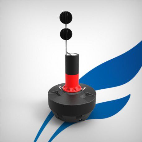 Boa di delimitazione - FLC1500-ISODANGER - FullOceans - pericolo isolato / in polietilene / con riflettore radar