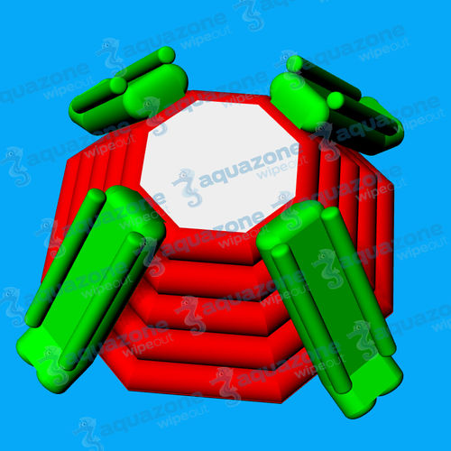 Gioco acquatico scivolo - AQUAZONE parc aquatique - parco / con piattaforma / piramide