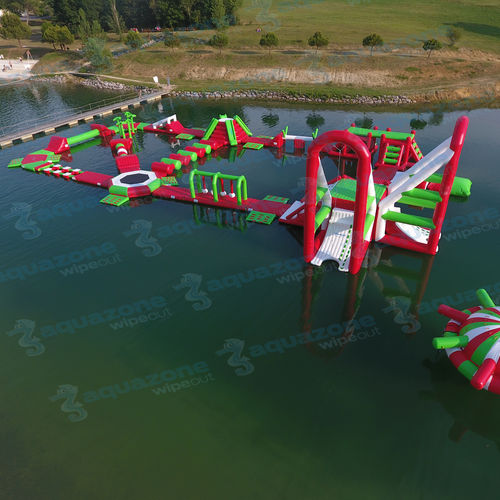 Gioco acquatico parco - Pack 3 - AQUAZONE parc aquatique - per base turistica sportiva / gonfiabile / flottante