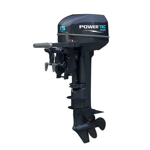 Motore 2 tempi - Powertec 15 - Outboard Group Motors - fuoribordo / a benzina / da diporto