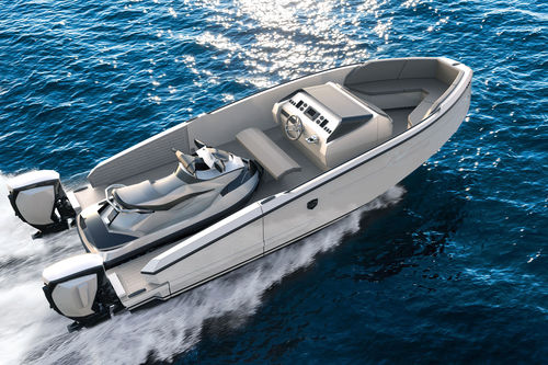 Barca open fuoribordo - 24 - Icon Craft - bimotore / con console centrale / max. 8 persone