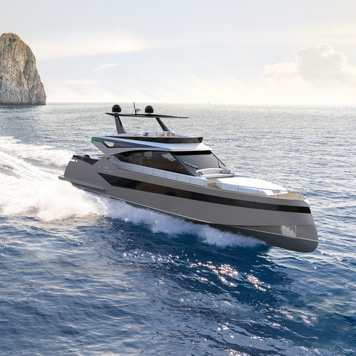 Motor-yacht da crociera - RIVERA 780 - Kabe Yachts - con fly / hard-top / IPS