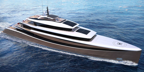Mega-yacht da crociera - FRYNE - Kabe Yachts - raised pilothouse / con eliporto