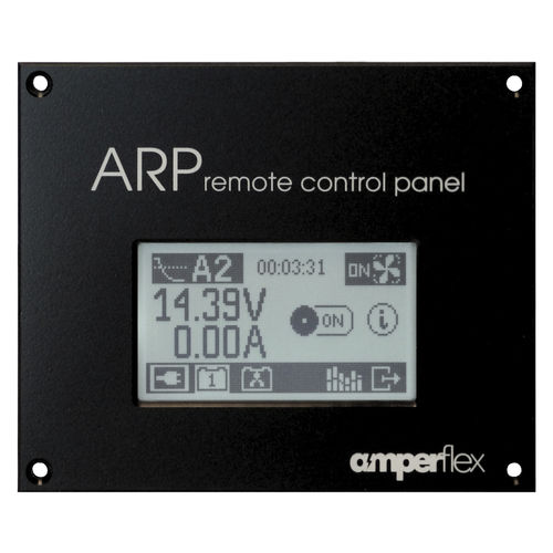 Pannello di comando e controllo per barca - ARP - amperflex - per convertitore DC/CA / touch screen