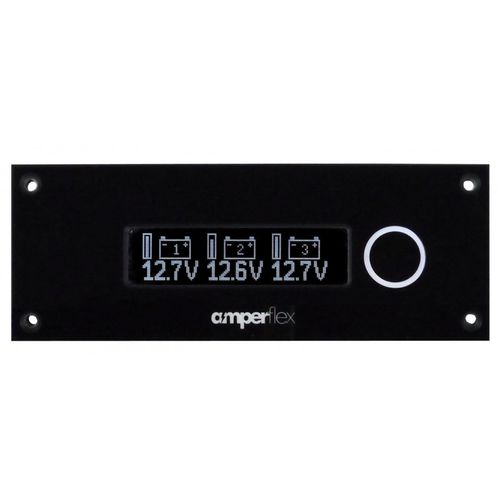 Quadro di controllo per barca - uMonitor - amperflex - per yacht / per batteria / per cisterna