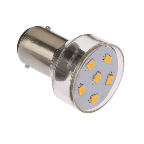Lampadina LED per barca - Ba15S-R06-WW - NauticLED