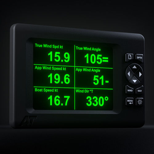 Display per barca - ATMFD series - A T Instruments Ltd - di segnavento / di velocità / digitale