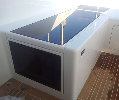 Porta tambuccio - NAUTICOLIVER S.r.l. - per yacht / scorrevole
