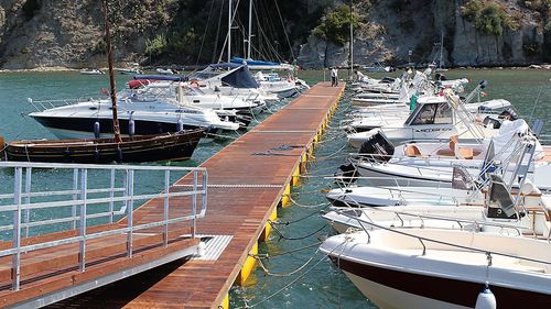 Pontile galleggiante - SYSTEM GROUP MARINE - di ormeggio / per marina / per porto
