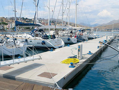 Pontile modulare - SYSTEM GROUP MARINE - di ormeggio / per marina / in calcestruzzo