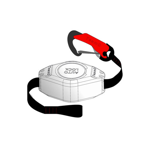 Cordone ombelicale per imbracatura di sicurezza - Autolock - TeamO Marine - di barca / elastico