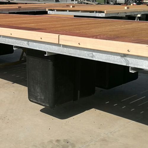 Galleggiante per pontile - GALLEGGIANTE IN POLYETHILENE (PE) - Nuova Metalmeccanica srl - marine division
