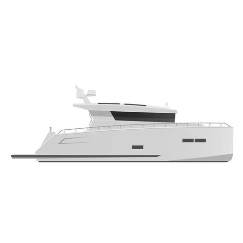 Cabinato entrobordo - BY34 - Brizo Yachts - con fly / tradizionale / con cabina