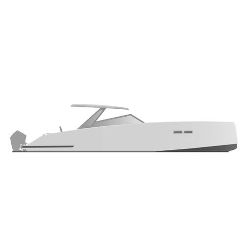 Cabinato fuoribordo - BY40 Supersport - Brizo Yachts - trimotore / open / con dual console