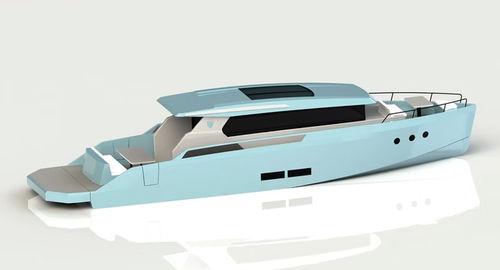 Cabinato entrobordo - BY45 Speedster - Brizo Yachts - trimotore / hard-top / tradizionale