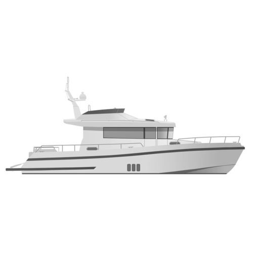 Cabinato entrobordo - BY42 FLY - Brizo Yachts - trimotore / con fly / tradizionale