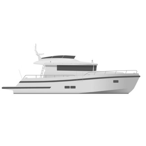 Cabinato entrobordo - BY50 FLY - Brizo Yachts - con fly / con cabina / tradizionale