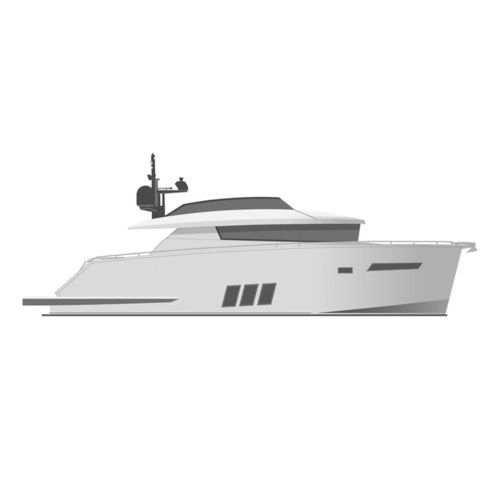 Cabinato entrobordo - BY50 FLY S-line - Brizo Yachts - con fly / con 2 cabine / tradizionale