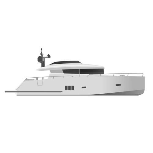 Motor-yacht sportivo - BY60 FLY S-line - Brizo Yachts - con fly / con 3 cabine
