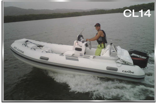 Gommone fuoribordo - CL14 - Make Sense Marine Corp DBA Caribe Nautica - semirigido / con console laterale / max. 8 persone