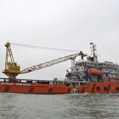 Gru per nave - RHL Series - GENMA SOLUTION - per carico pesante / offshore
