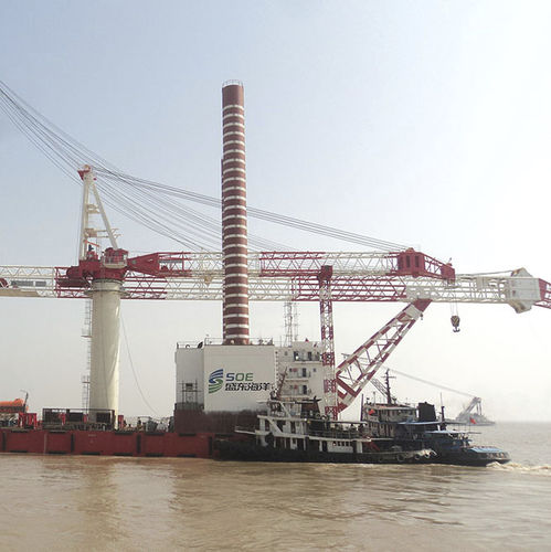 Gru per nave - RHM Series - GENMA SOLUTION - per carico pesante / offshore