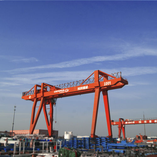 Gru per cantiere navale - ME Series - GENMA SOLUTION - a portale / doppia