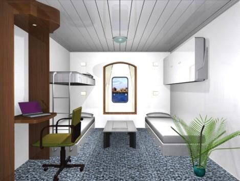 Letto pieghevole - Qilin Marine international co., Ltd - per nave