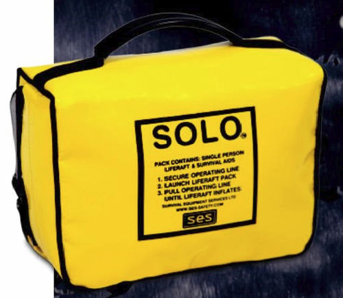 Zattera di salvataggio per barca - Solo Survival Pack - SRG International Ltd. - ISO / gonfiabile / autoraddrizzante