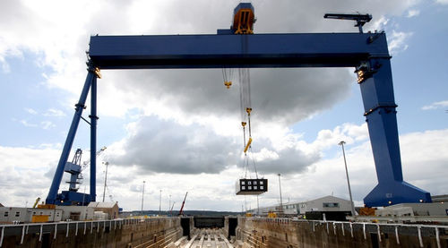 Gru per cantiere navale - Henan Weihua Heavy Machinery Co., LTD - per carico pesante / a portale / doppia