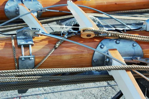 Albero per multiscafo - AURIQUE/HOUARI - WoodSpars - in legno / da regata / tradizionale