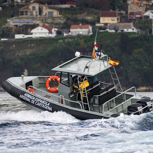 Barca professionale patrol boat - RAL-750-ZSF-OPEN - AISTER ALUMINIUM SHIPYARD - fuoribordo / in alluminio