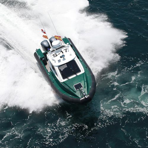 Barca professionale patrol boat - RAL-850-ZSF - AISTER ALUMINIUM SHIPYARD - fuoribordo / in alluminio
