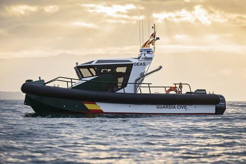 Barca professionale patrol boat - RAL-1100-ZSF-CABINADA - AISTER ALUMINIUM SHIPYARD - fuoribordo / in alluminio