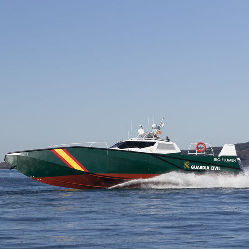 Barca professionale patrol boat - HS60  - AISTER ALUMINIUM SHIPYARD - entrobordo a idrogetto / in alluminio