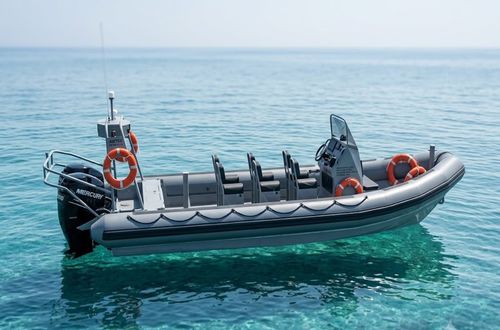 Barca professionale patrol boat - MZ RIB 8.5 - AISTER ALUMINIUM SHIPYARD - fuoribordo / RIB