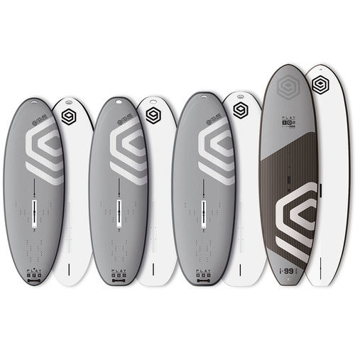 Tavola da windsurf sportiva - Play  - I-99 - wind-sup / per principiante / twin fin