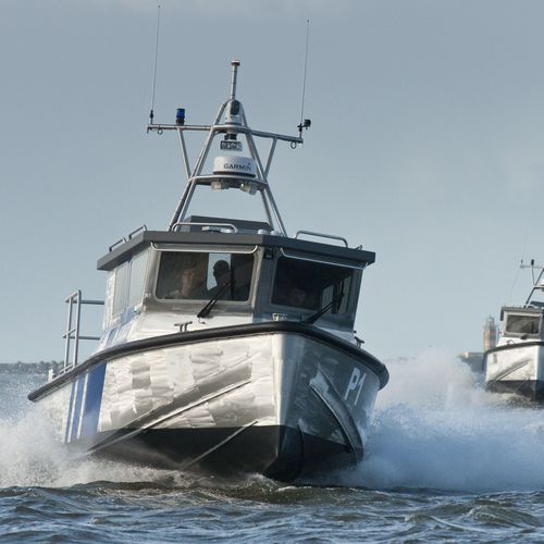 Barca professionale patrol boat - FPC903 - HABBEKE SHIPYARD - entrobordo a idrogetto / in alluminio