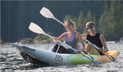 Kayak sit-on-top - BETTA HM K0 - aquamarina - gonfiabile / da turismo / per adulto