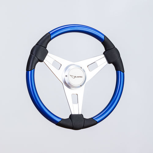 Volante per barca a motore rivestito con vernice poliuretanica - SW0041 pol/blue - Volantec OOD - in alluminio / racing / design