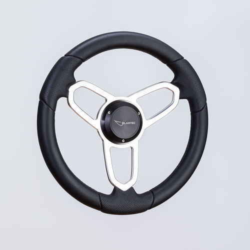 Volante per barca a motore rivestito con vernice poliuretanica - SW0200 pol - Volantec OOD - in alluminio / racing / design