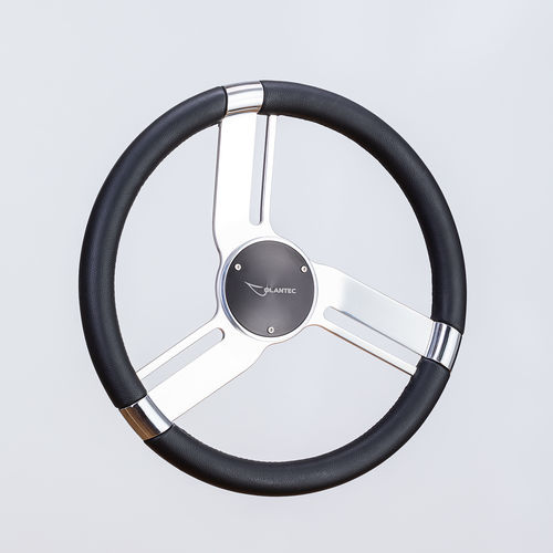 Volante per barca a motore rivestito con vernice poliuretanica - SW0100 pol - Volantec OOD - in alluminio / racing / design