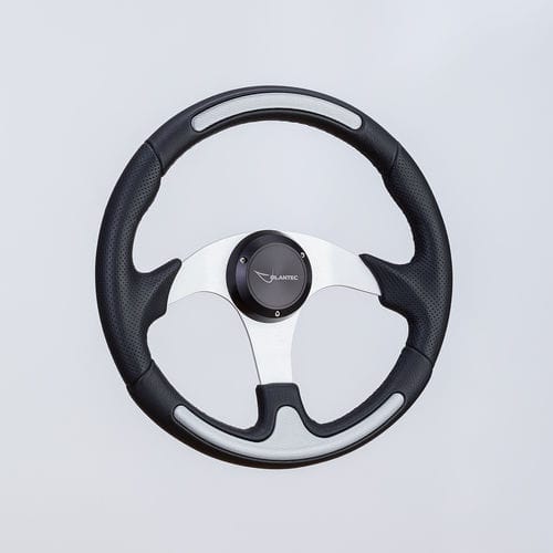 Volante per barca a motore rivestito con vernice poliuretanica - SW0091 sat/sil-carbon - Volantec OOD - in alluminio / racing / design