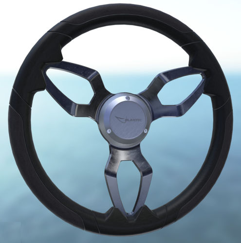 Volante per barca a motore rivestito con vernice poliuretanica - SW0801 - Volantec OOD - in alluminio / racing / design