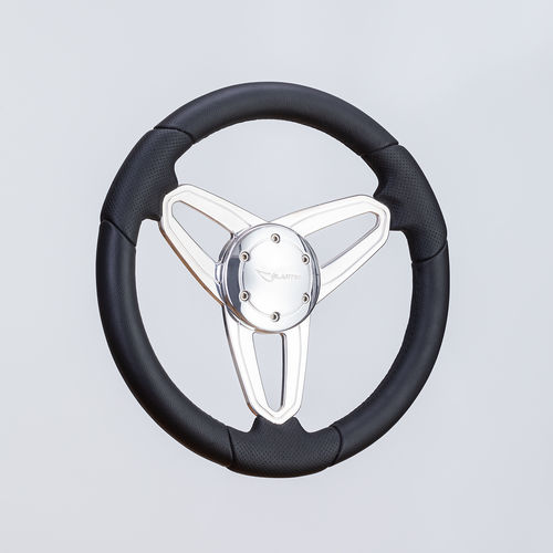 Volante per barca a motore rivestito con vernice poliuretanica - SW0201 pol - Volantec OOD - in alluminio / racing / design
