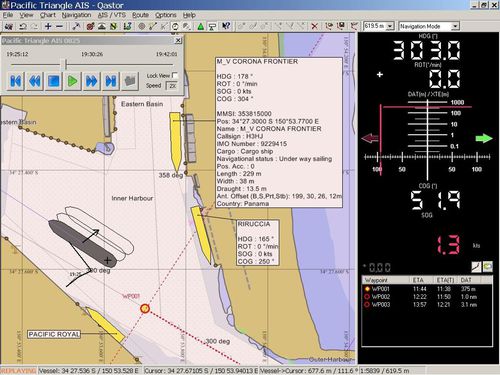 Software di navigazione - Qastor - Navicom Dynamics - di analisi / di registrazione / AIS