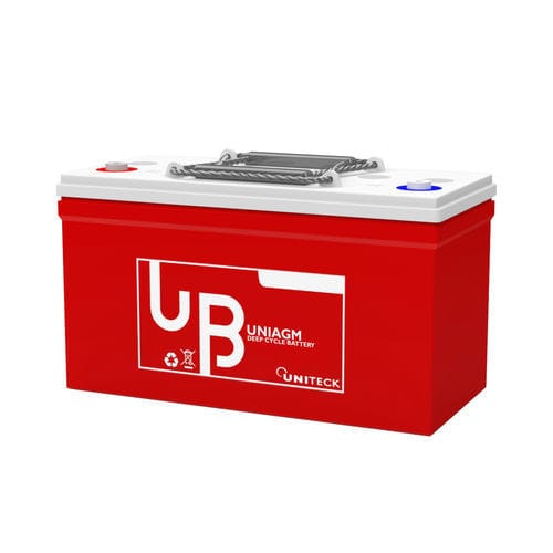 Batteria per barca - UNIAGM 80.12 - UNITECK - 12 V / AGM / a tenuta stagna