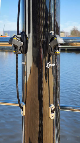 Palo per tendalino per yacht - straight - X-Quip - in acciaio inossidabile / in carbonio