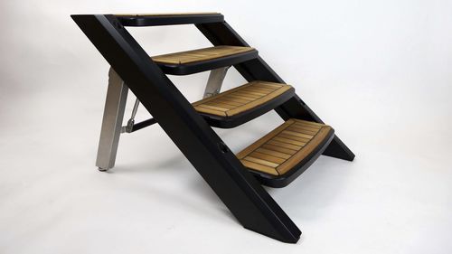Scalino per barche in acciaio inossidabile - Carbon foldable dock step - X-Quip