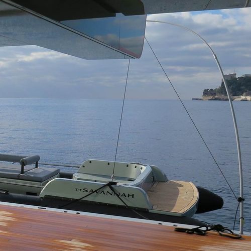 Frusta d’ormeggio per barca - Whip 4.8m and 5.3m - X-Quip - in carbonio / in fibra di carbonio / in acciaio inossidabile